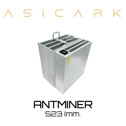 Professional oil-immersion cooled ANTMINER S23 Imm., engineered for highly efficient Bitcoin (BTC) mining.