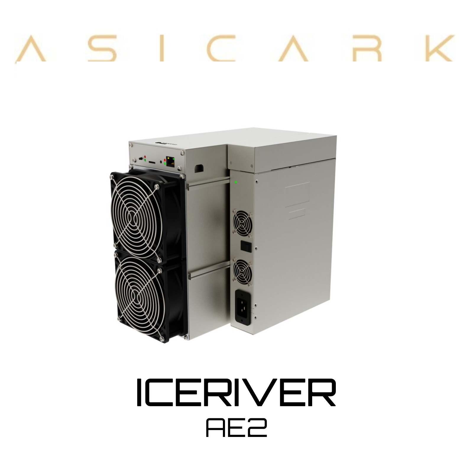 AE2 The ICERIVER AE2 is a professional air-cooled miner designed for efficiently mining the ALEO cryptocurrency, delivering extreme hashing power.