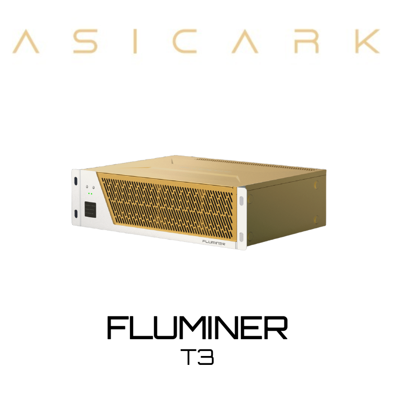 The FLUMINER T3 Bitcoin miner operates at a low noise level of 45 dB, designed for home use to balance mining efficiency with a quiet experience.