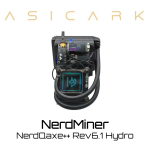 NerdMiner NerdQaxe++ Rev6.1 Hydro 6T(SHA256 | BTC)-ASICARK