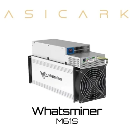 MircoBT Whatsminer M61S ASIC miner image for BTC, BCH, and BSV mining, SHA-256 cryptocurrency mining machine