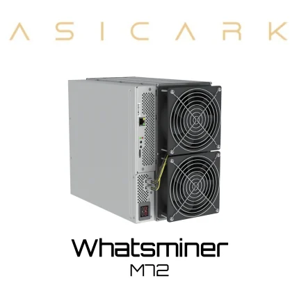 Whatsminer M72 ASIC miner image for BTC, BCH, and BSV mining, SHA-256 cryptocurrency mining machine