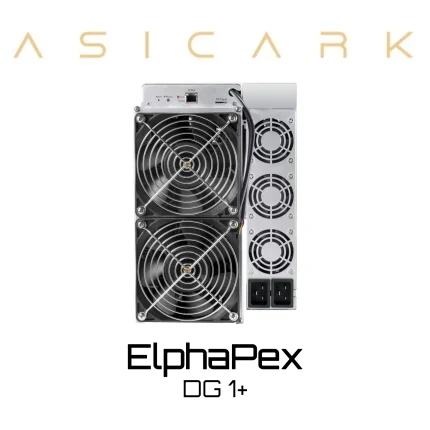 ElphaPex DG 1+ ASIC miner image for LTC+DOGE+BELLS+JKC+LKY+PEP mining, Scrypt cryptocurrency mining machine