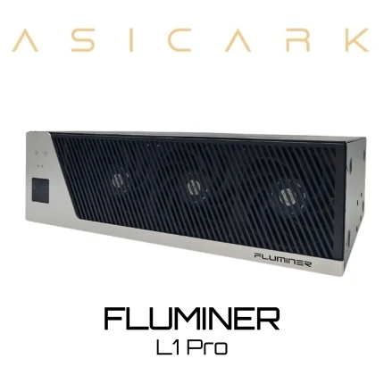 Flumienr L1 Pro 6G ASIC miner image for LTC, DOGE, BELLS, JKC, LKY, and PEP mining, Scrypt cryptocurrency mining machine