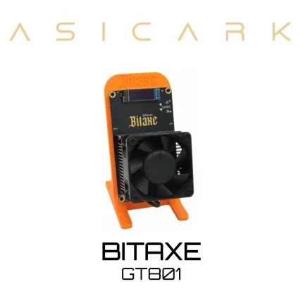 BITAXE GT801 2.4T compact SHA-256 Bitcoin miner for home and small-scale cryptocurrency mining