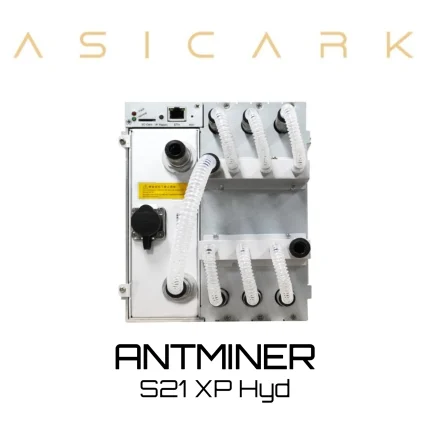 BITMAIN Antminer S21 XP Hyd ASIC miner image for BTC, BCH, and BSV mining, SHA-256 cryptocurrency mining machine