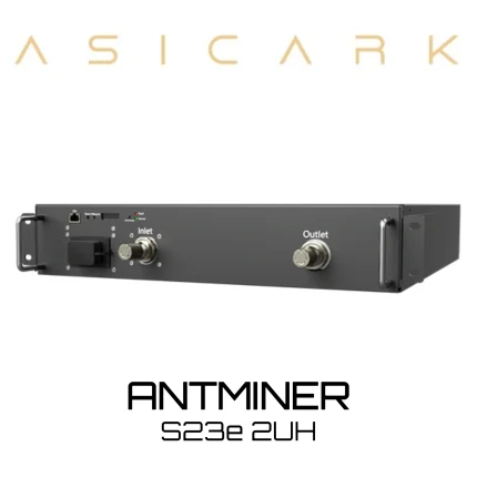 BITMAIN Antminer S23e 2UH ASIC miner image for BTC, BCH, and BSV mining, SHA-256 cryptocurrency mining machine