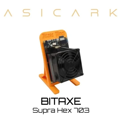 BITAXE Supra Hex 703 4.2T compact SHA-256 Bitcoin miner for home and small-scale cryptocurrency mining